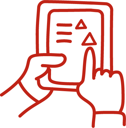 Ícone Plataforma intuitiva e personalizada